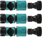Valvola di arresto acqua - 3/4 pollice - Connetti tubo - Regola flusso acqua - Colore verde