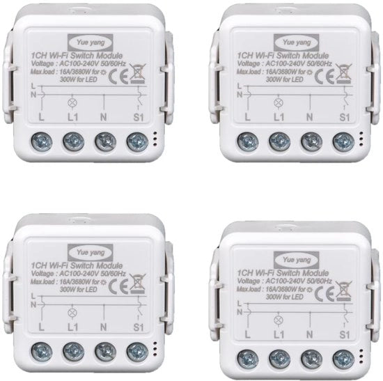 Mini Scheda di Illuminazione Wi-Fi - Modulo di Relais a Batteria 16A per Automazione Domestica