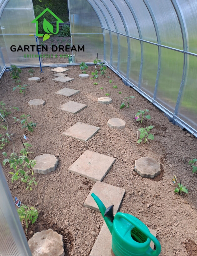 Serra da giardino TITAN 3 x 10 m (30 m²), 10 mm con rivestimento in policarbonato