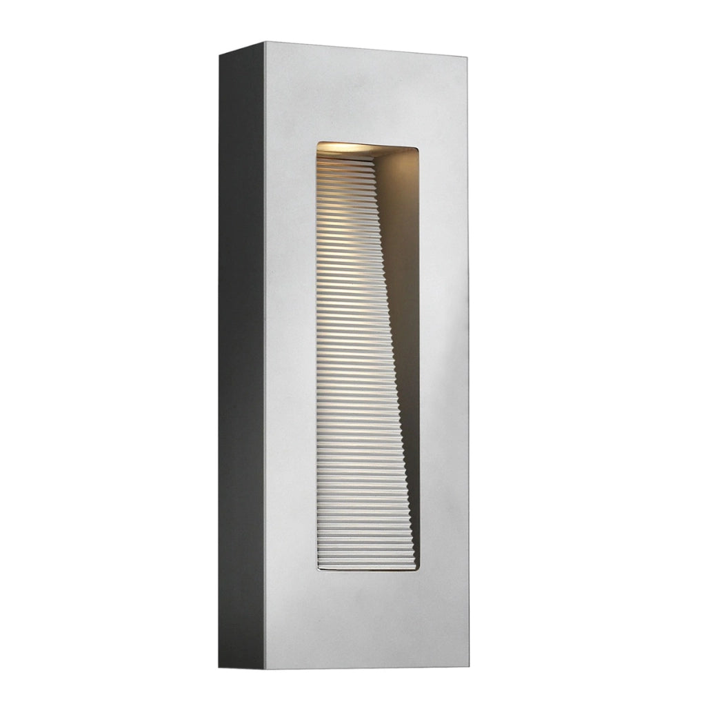 Applique esterna Luna moderna 2x8W GU10 titanio Hinkley