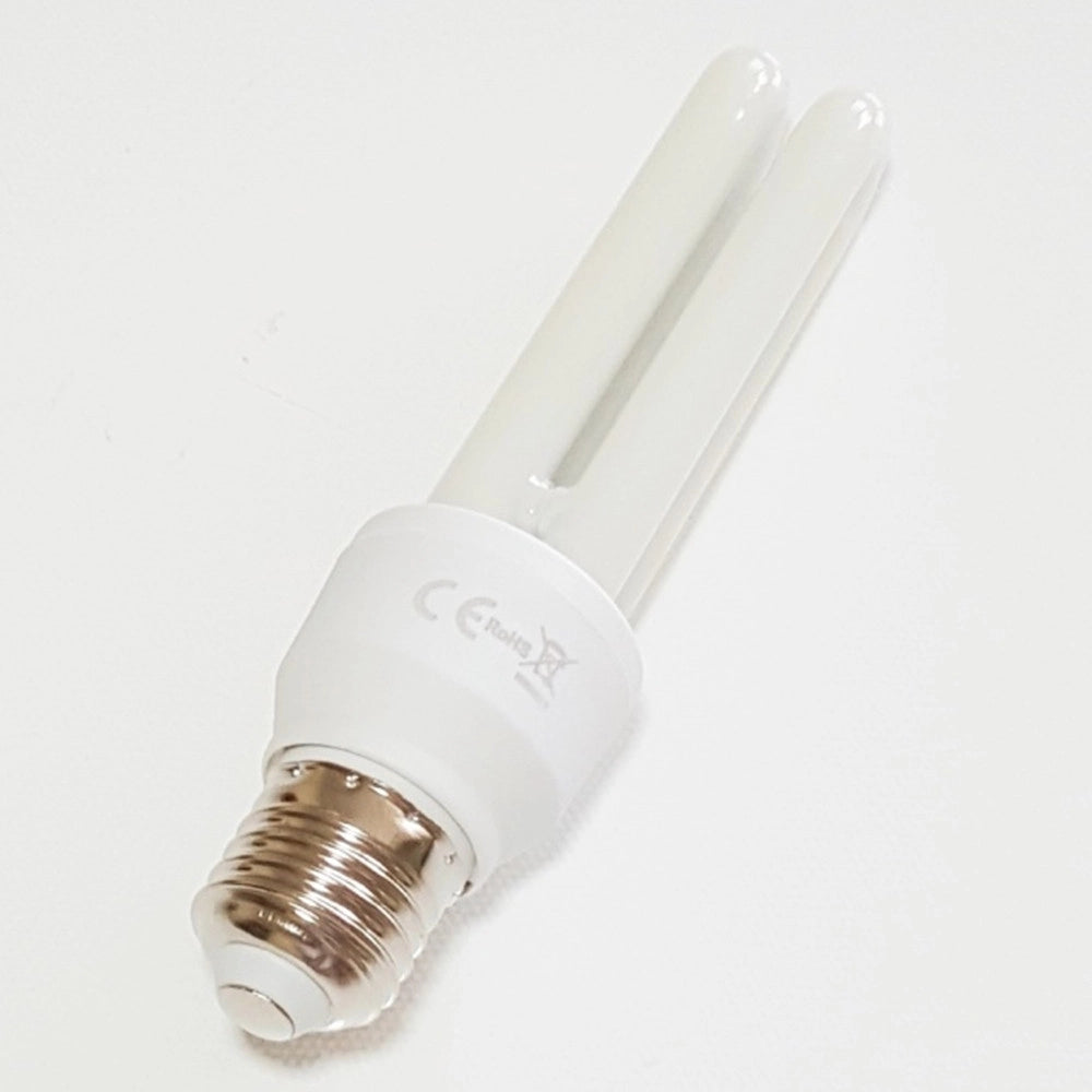 Trade Shop - Lampadina Led E27 11w 2u Tubolare Opaca Luce Fredda 6500k Naturale 4000k Calda 3000k - -bianco Freddo      -