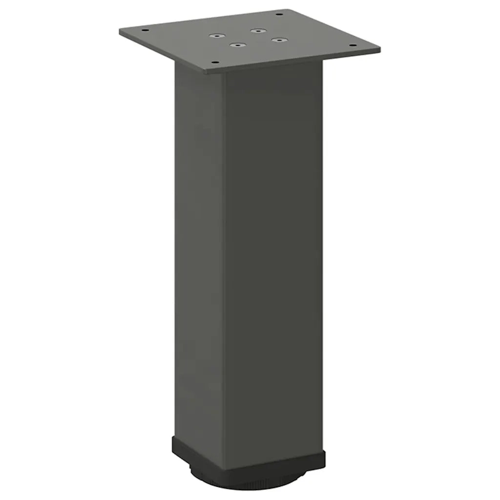 Gambe per tavolino 4 pz Antracite 42-44 cm Acciaio 4012466