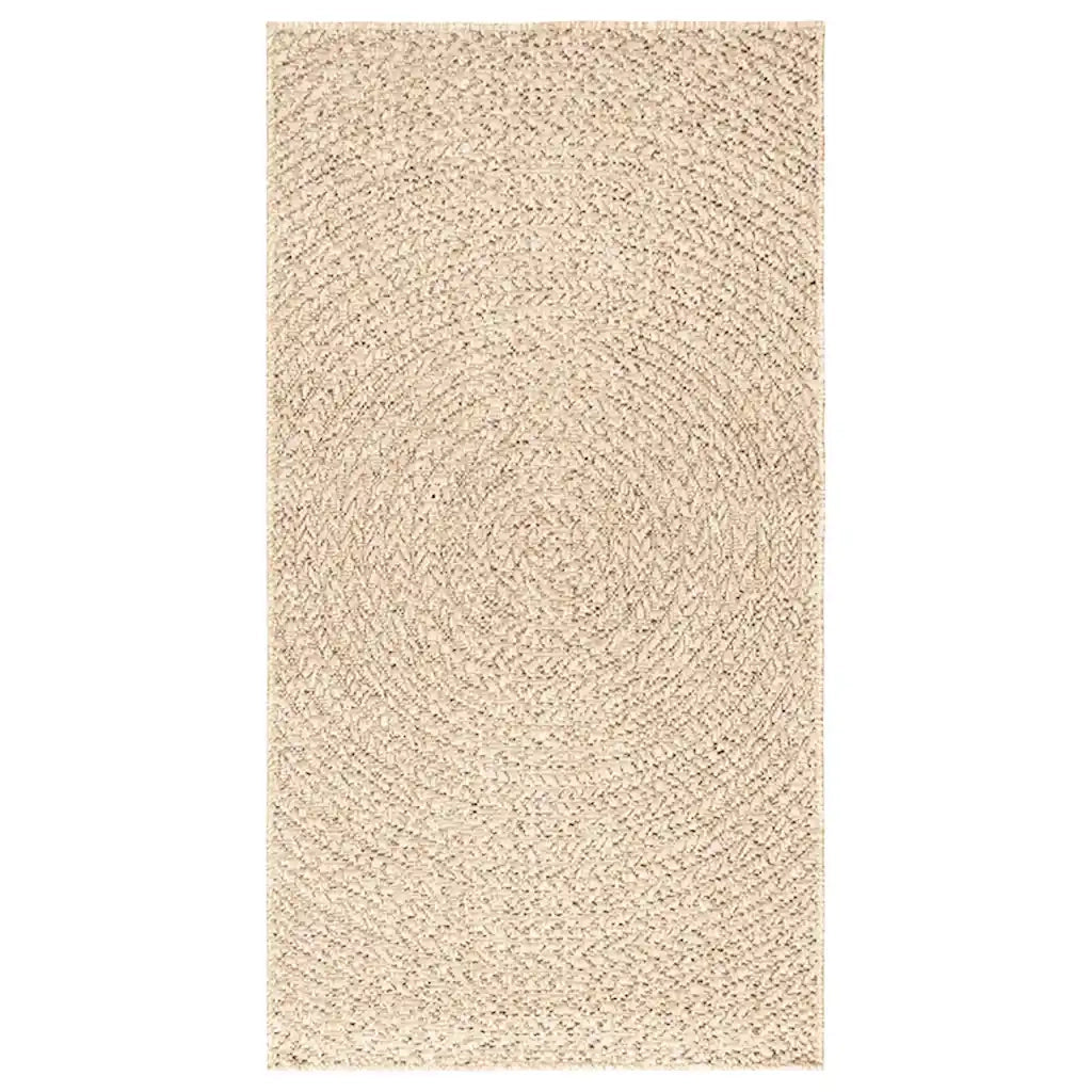 Tappeto ZIZUR Beige 60x110 cm Aspetto Iuta Interni ed Esterni 4010401