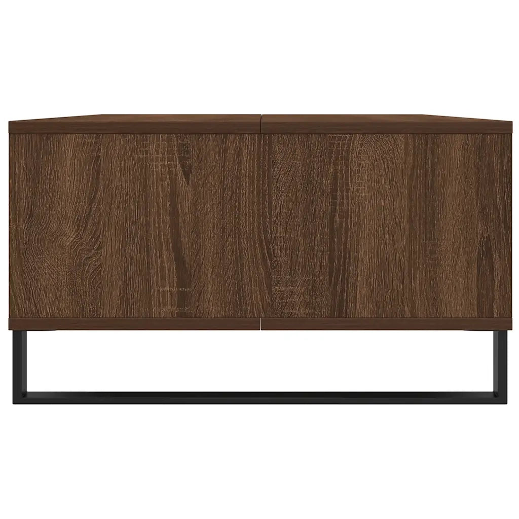 Tavolino Salotto Rovere Marrone 104x60x35 cm Legno Multistrato