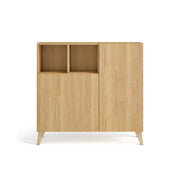 Scarpiera Herdasa effetto rovere dorato 87×90×27?cm