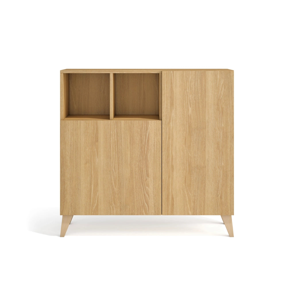 Scarpiera Herdasa effetto rovere dorato 87×90×27?cm