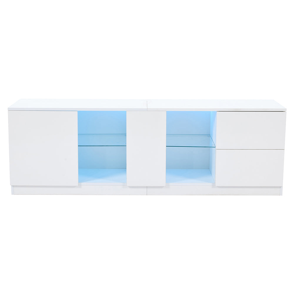 Mobile TV LED - Xylo - 160x40x52cm lucido per 65"