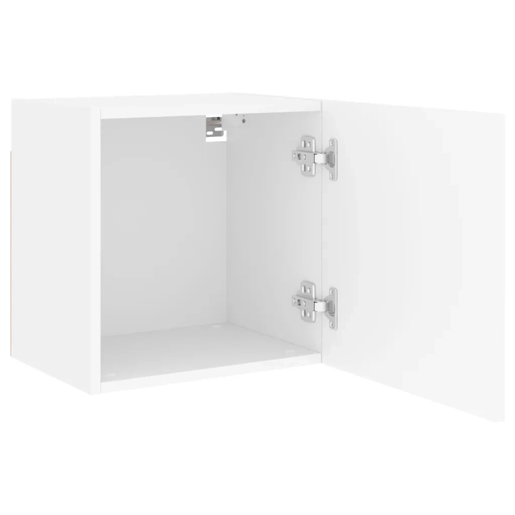 vidaXL Mobile TV a Parete Bianco 40,5x30x40 cm in Legno Multistrato