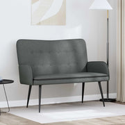 Divano a 2 Posti Grigio scuro 115 x 61 x 87 cm Tessuto 42028903