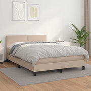 Giroletto a Molle con Materasso Cappuccino 140x190cm Similpellecod mxl 125094