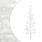 Albero Natale | Decorazioni natalizie Artificiale Sottile a Met¨¤ Supporto Bianco 150 cm