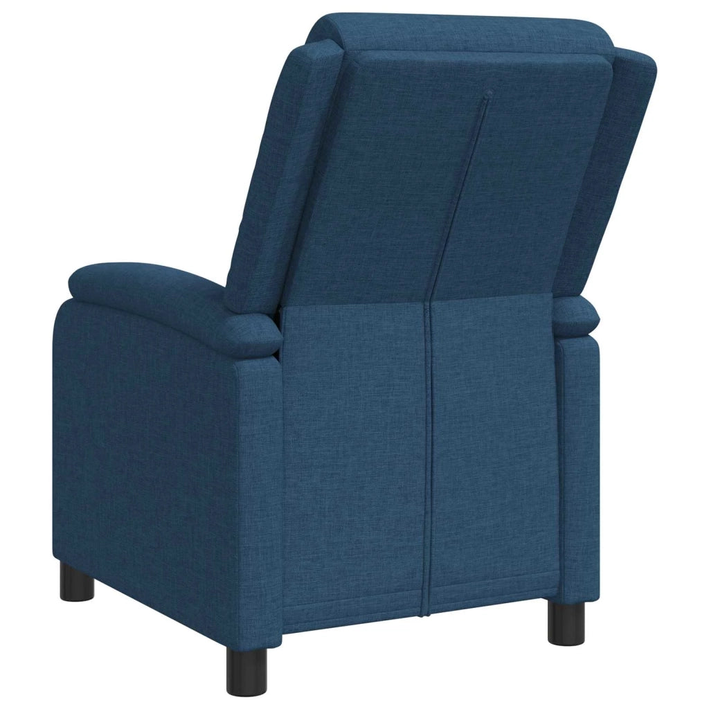 Divano Sedia-Poltrona reclinabile Blu Tessuto 105359