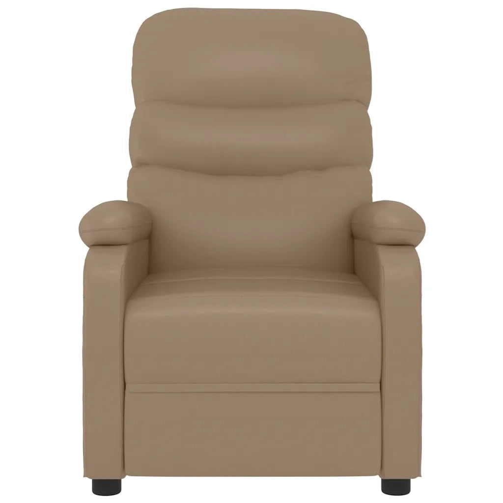 Poltrona Reclinabile Cappuccino in Similpelle 342692