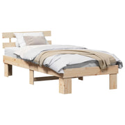 Letto singolo | Letto per adulti | Struttura del letto Naturale 100 x 200 cm Pino massello