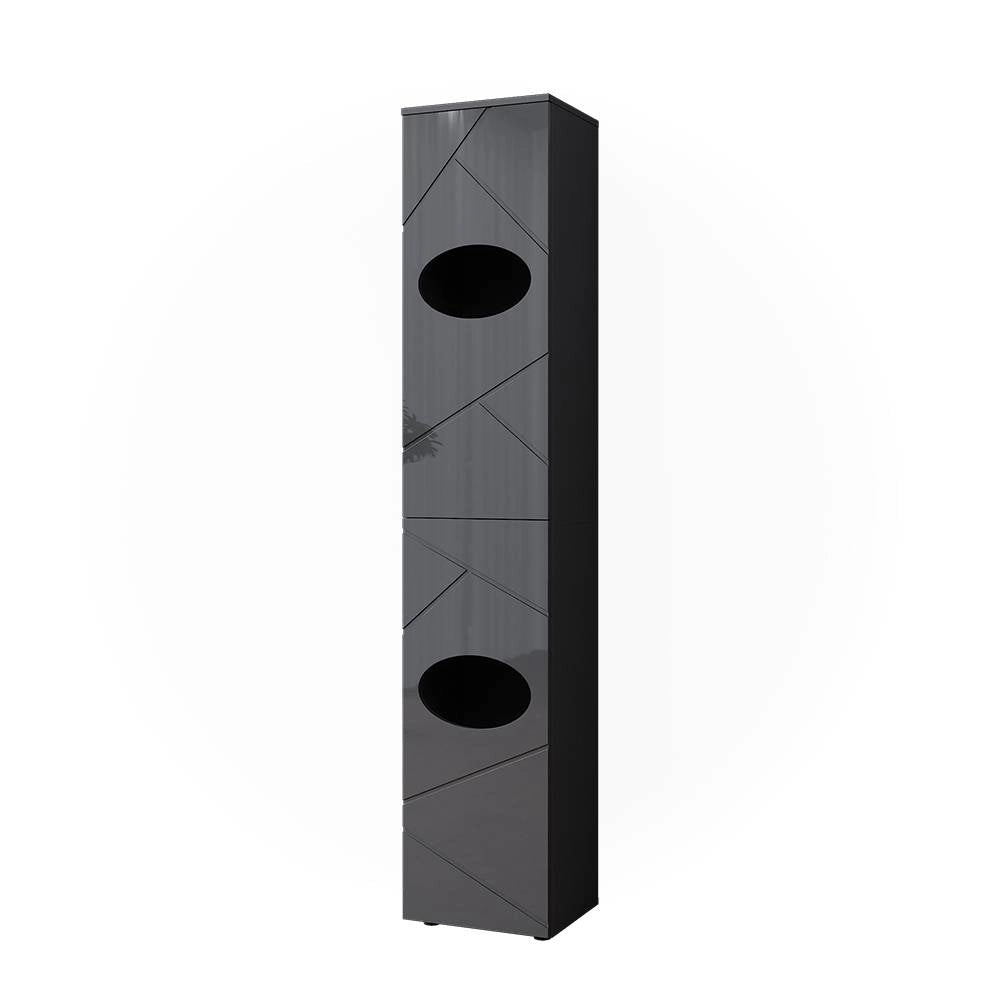 Vicco Armadio per la biancheria Antracite 32 x 192 cm