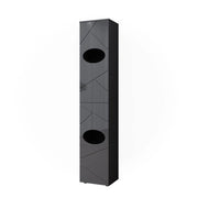 Vicco Armadio per la biancheria Antracite 32 x 192 cm