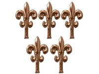 gancetto per quadri giglio 5 pz.    mm. 32 - bronzato cod:ferx.vit15637