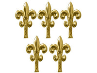 gancetto per quadri giglio 5 pz.  mm. 48 - oro lucido cod:ferx.vit8894