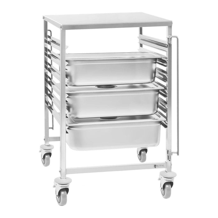 Carrello di trasporto per massimo 6 contenitori GN 2/1 in acciaio inox 14_0000965