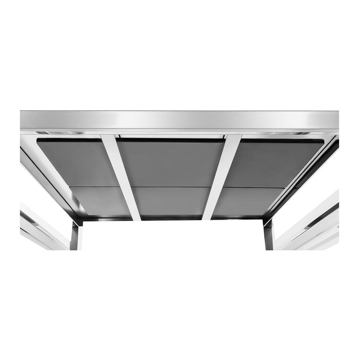 Carrello di trasporto per massimo 6 contenitori GN 2/1 in acciaio inox 14_0000965