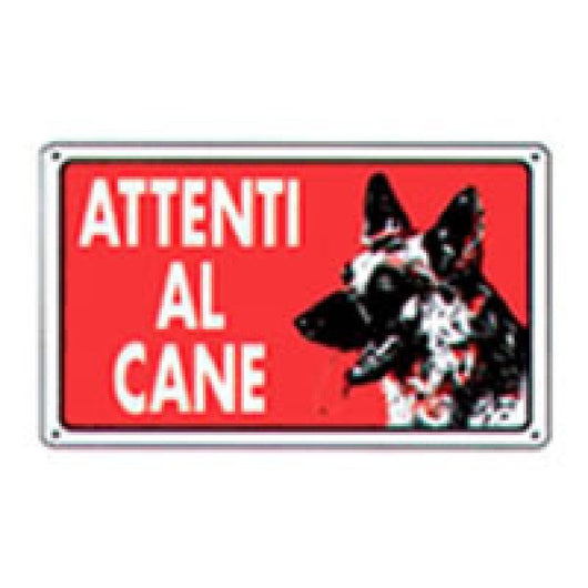 Cartello attenti al cane 20x30 b 08lqz7rpx