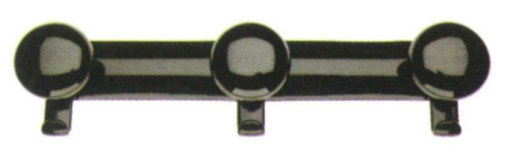 appendiabito con pomolo 3 posti (cm. 42,5x10,5 h) bianco cod:ferx.vit21860