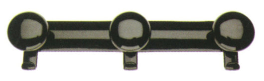 appendiabito con pomolo 3 posti (cm. 42,5x10,5 h) bianco cod:ferx.vit21860