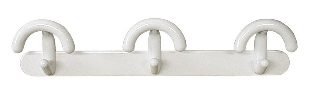 appendiabito con 1/2 pomolo 3 posti (cm. 46,5x11,5 h) bianco cod:ferx.vit21862
