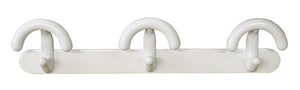 appendiabito con 1/2 pomolo 3 posti (cm. 46,5x11,5 h) bianco cod:ferx.vit21862