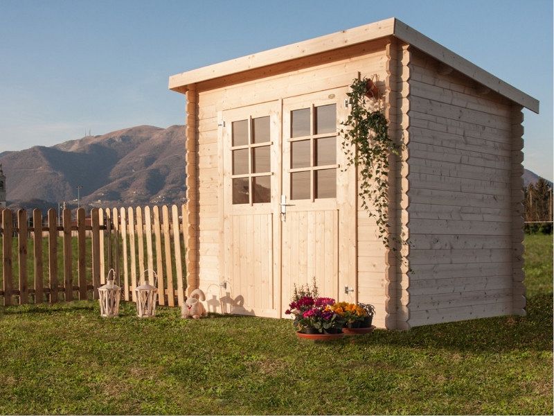 Box in legno Nina cm 250x200 abete grezzo non trattato Losa