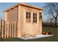 Box in legno Nina cm 250x200 abete grezzo non trattato Losa