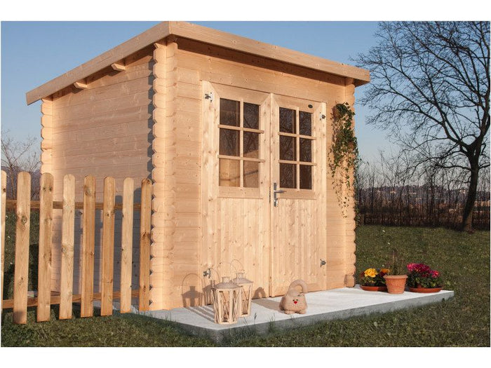 Box in legno Nina cm 250x200 abete grezzo non trattato Losa