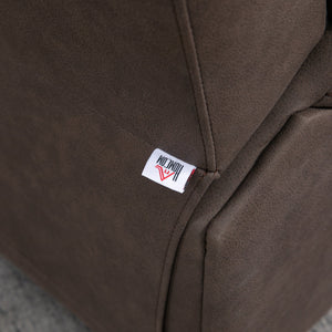 Poltrona Relax Manuale Reclinabile 97x99x96 cm  in Tessuto Marrone