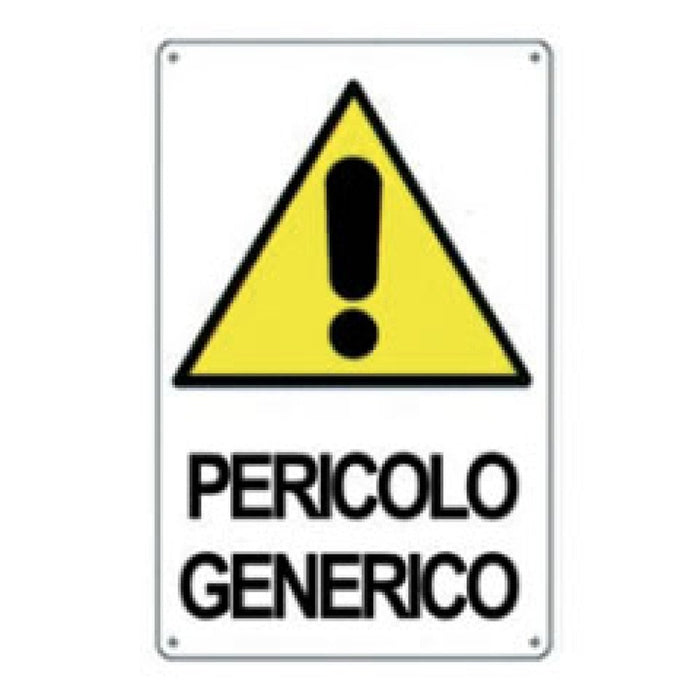 Cartello attenzione pericolo gen erico 50x70 b08lqz33vs