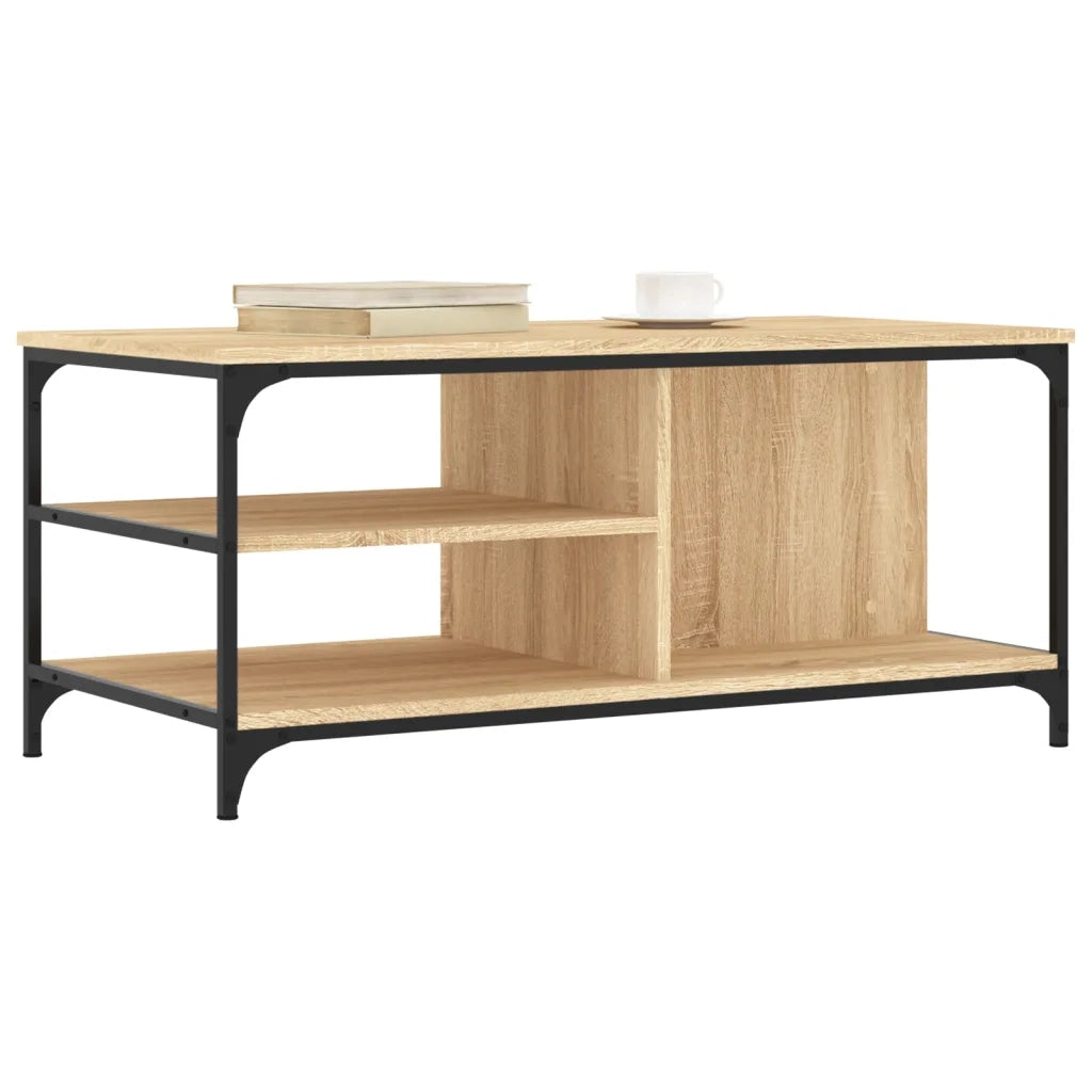 Tavolino da Salotto Rovere Sonoma 100x50x45cm Legno Multistrato 835305