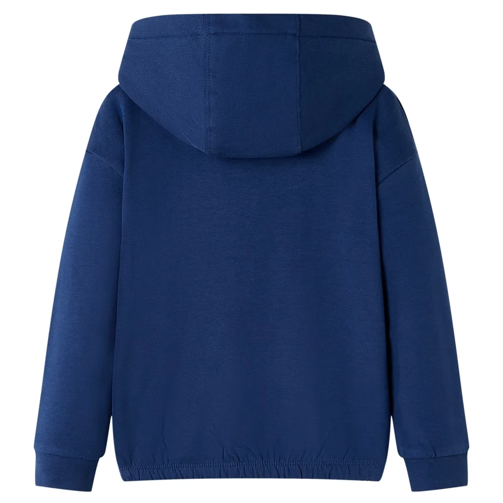Felpa con Cappuccio da Bambina Blu Marino 92 14039