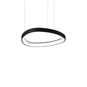 Lampada a Sospensione Gemini 36W Luce Naturale Nero Altezza Regolabile Ideal Lux