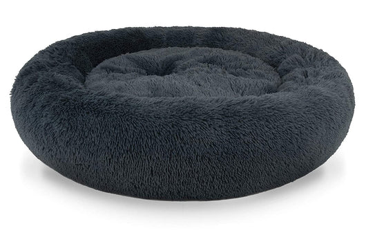 Cuccia Valora Plush Pet Bed Dark Grey per cani e gatti di grossa taglia fino a 25 kg
