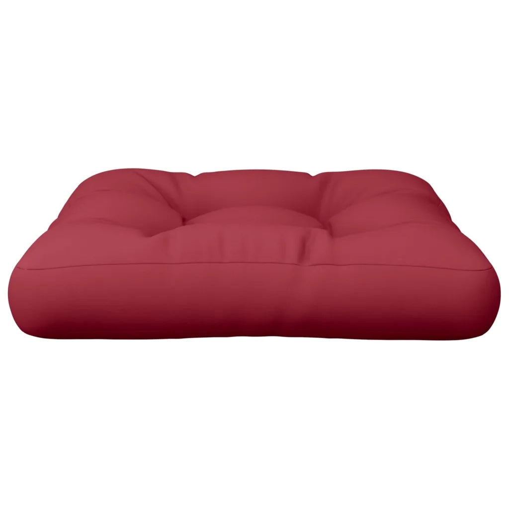 Cuscino per Pallet Rosso Vino 60x60x12 cm in Tessuto 360456