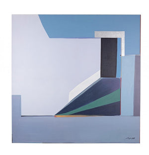 Dipinto su Tela Multicolore Moderno da Parete 140x140 - DMITRI