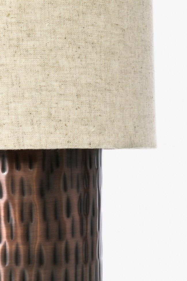 Lampada Tavolo Metallo Marrone Moderna da Interno H41 - DIMITRIOS