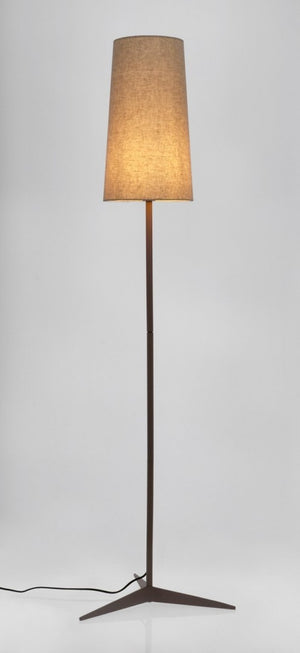 Lampada da Terra Acciaio Beige Moderna da Interno H166 - SURI