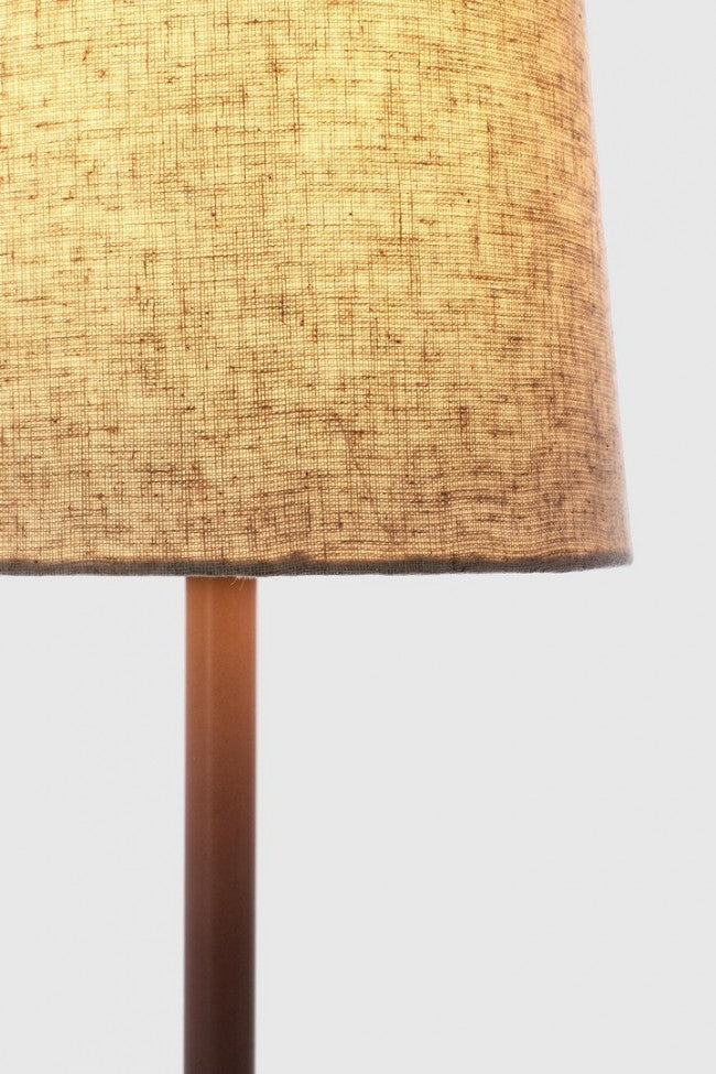 Lampada da Tavolo Acciaio Beige Moderna da Interno H60 - SURI
