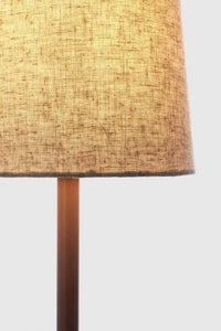 Lampada da Tavolo Acciaio Beige Moderna da Interno H60 - SURI