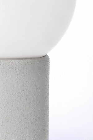Lampada da Tavolo Ceramica Grigio Moderna da Interno - JOVAN