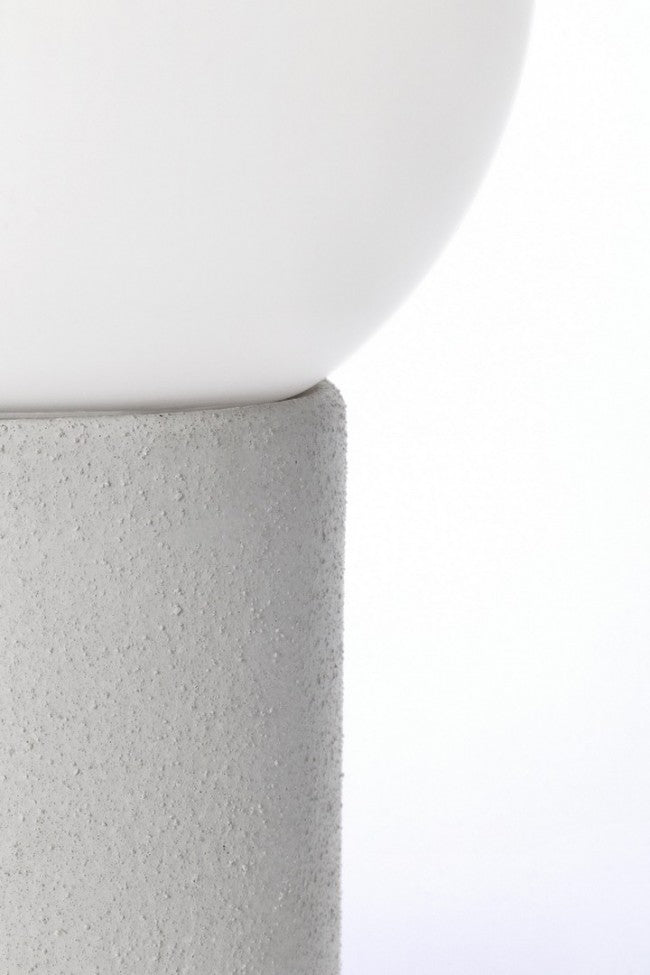 Lampada da Tavolo Ceramica Grigio Moderna da Interno - JOVAN