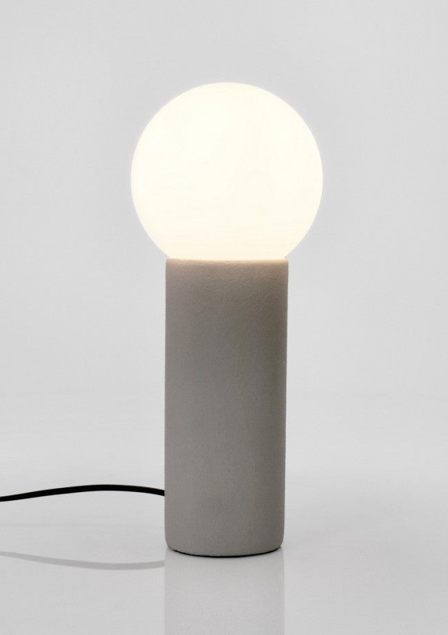 Lampada da Tavolo Ceramica Grigio Moderna da Interno - JOVAN