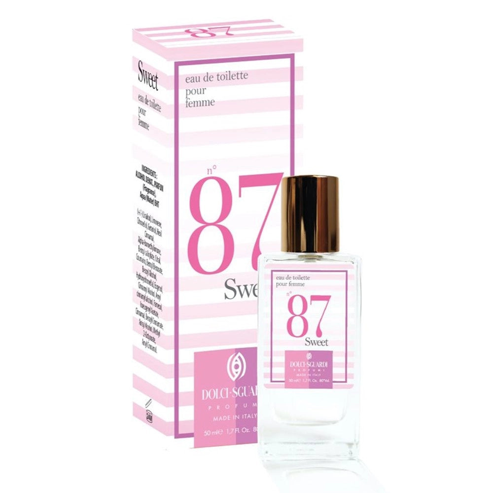 Trade Shop - Profumo Corpo Eau De Toilette Donna N°87 Sweet Da 50ml Fragranza Delicata Cremosa 015082 -