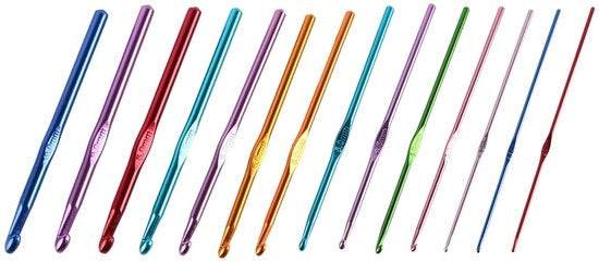 Set di ago da cucire 14 pezzi - Ago da cucire ergonomico - Dimensioni 2 mm a 10 mm - Adatto per lana - Riduce la fatica manuale - Ideale per progetti DIY