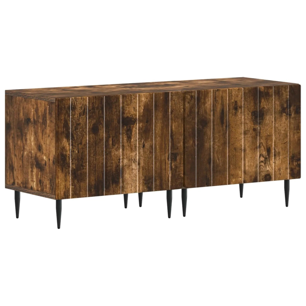 Mobile TV LED a 5 pezzi Rovere Fumo Legno ingegnerizzato 3416522